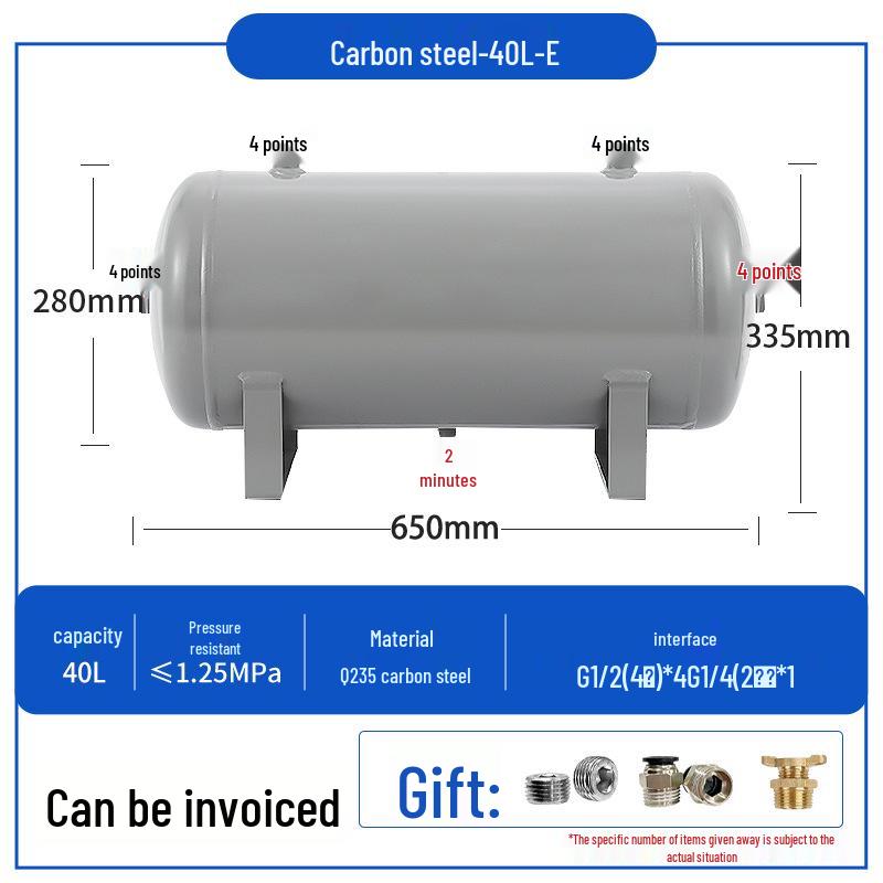 Compact Air Tanks 2L-60L - Ideal for Compressors and Vacuum Systems