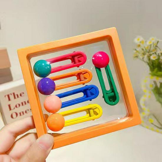 Набор красочных мультяшных заколок для волос для девочек - Милые заколки в виде уточки и боковые заколки для челок маленьких девочек