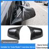 Tesla Model 3/Model Y Horn-Shaped Rearview Mirror Cover/Protective Shell for Exterior Modification