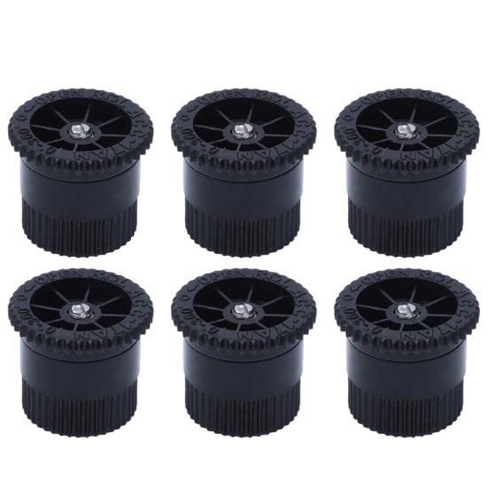 6 шт. Насадки с переменным углом дуги Головки дождевателей с регулируемым радиусом Выдвижная насадка дождевателя Регулируемый угол 0-360 градусов Полный круг