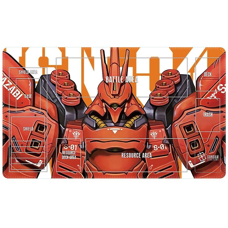 Коврик для мыши Gundam MSN Char Aznable, нескользящий, большой, для стола, для любителей аниме