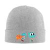 New Gumball Warm Knitted Cap Fashion Bonnet Hat Autumn Winter Outdoor Beanies Hats For Unisex Adult