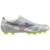 Mizuno Футбольные бутсы унисекс Alpha 2 Pro Серебристо-зеленые P1GA256409