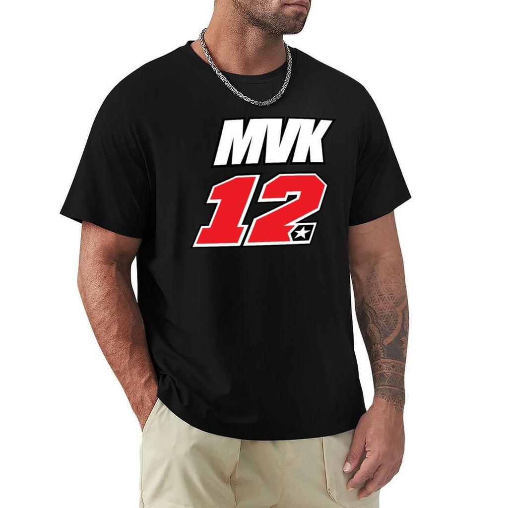 Maverick Viales MVK 12 TShirt Casual Street Style Short Sleeve Tee