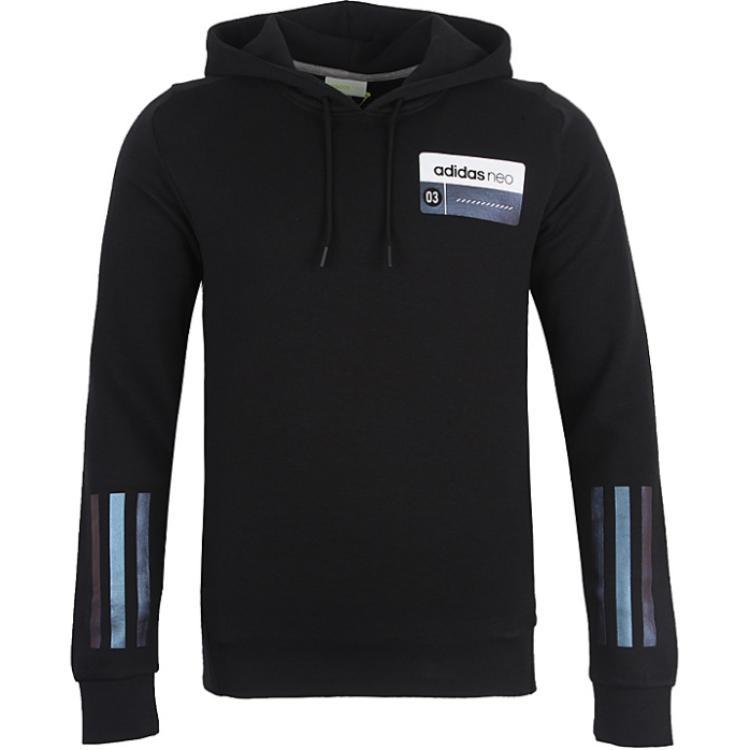 adidas Neo M CS CLR SFT HD Серия Lifestyle Дышащее Удобное Мягкое Худи Мужские толстовки Черный CD3574