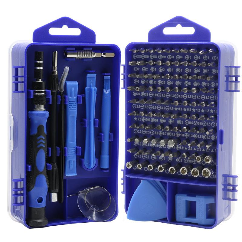Набор прецизионных отверток, набор инструментов для ремонта электроники, микромагнитные биты для iPhone, компьютера, ПК, ноутбука, телефона, Mac, планшета, домашнего ремонта, 115 в 1