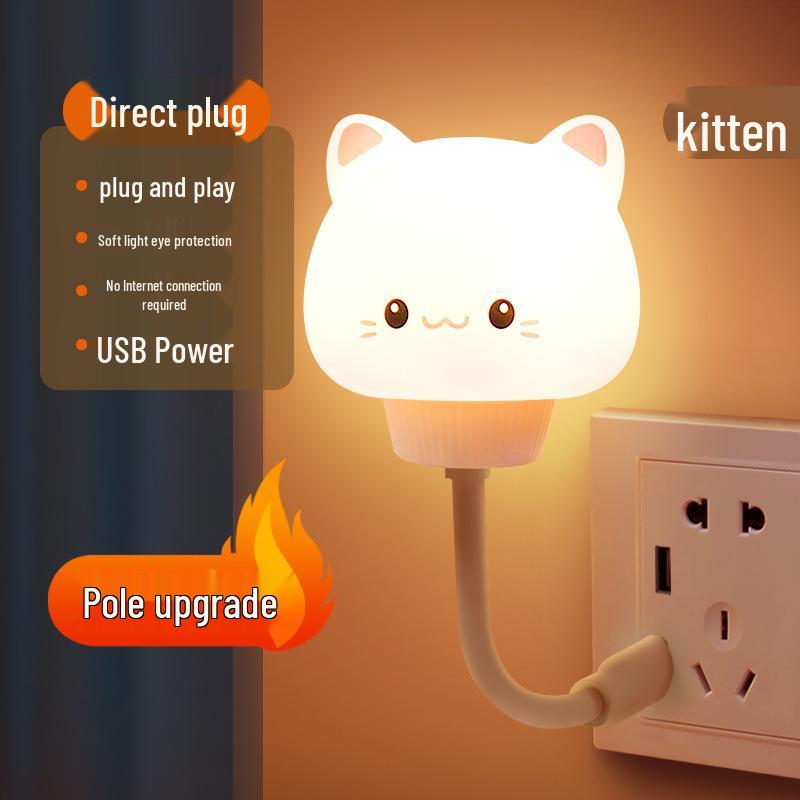 Voice-Activated Smart Night Light for Bedroom, Bedside, and Kids' Room