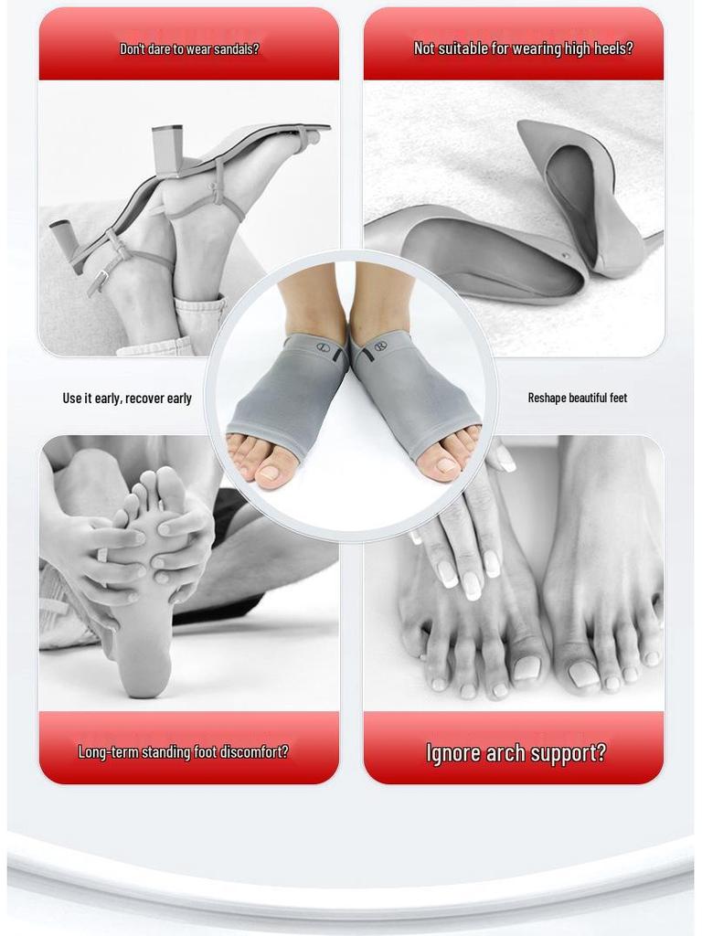 Orthotic Arch Support Insoles for Flat Feet Correction