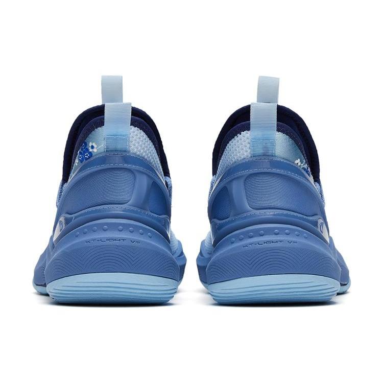 Anta KT Fashion Fabric Slip Resistant Abrasion Resistant Low top Basketball Shoes Men's Blue 112321606-2