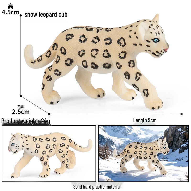 Набор моделей диких животных Арктики: Белый медведь и пингвин