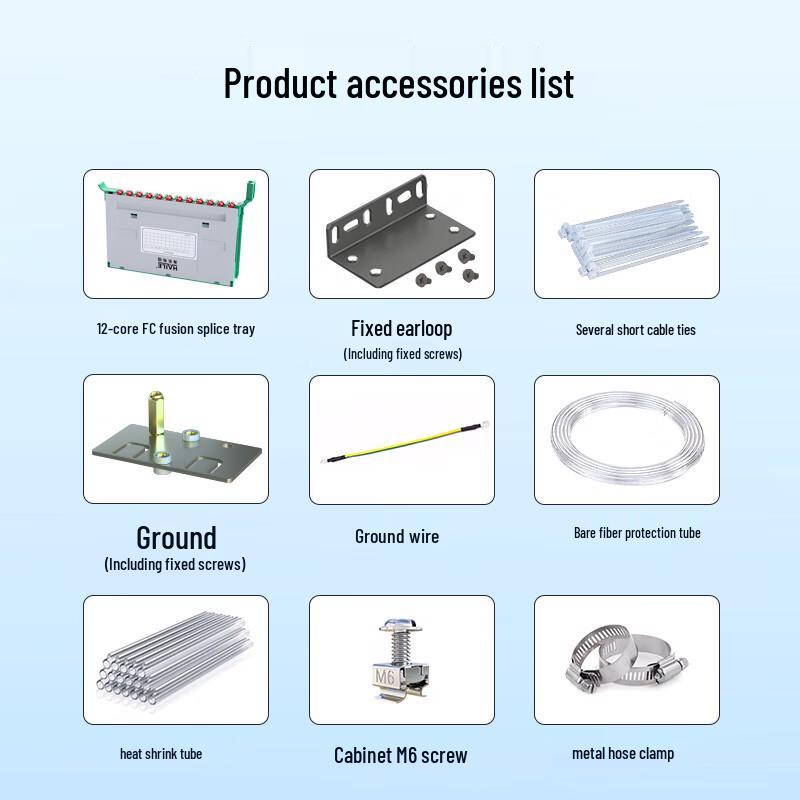 HAILE 19-inch Rack Mount Single Mode ODF Fiber Optic Distribution Frame