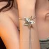 Sweet Butterfly Necklace Flower Women's Choker Adjustable Y2K Tassel Necklace  Gifts