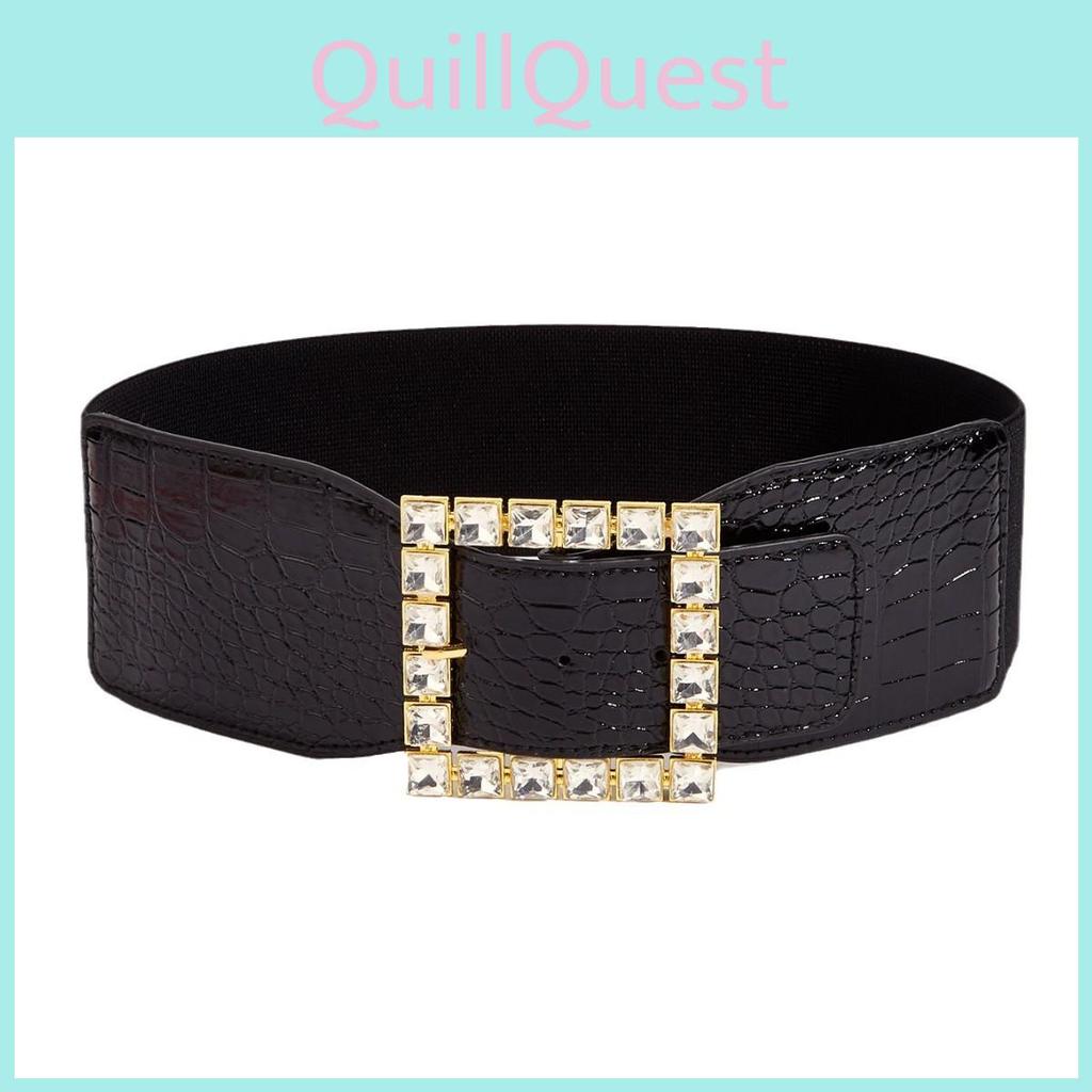 Vintage In Spired Slim Fit Leather Waist Belt With Metal Clasp For Women Dresses And Fashion