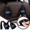 Leather Car Seat Back Hooks Portable Hanging Bag Rack For Focus Mk2 Mk3 Fiesta Fusion Ranger Mondeo S-MAX Kuga