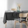 Serviettes de table - Mistralines - Anthracite - 100% coton recyclé - 40 x 40 cm - Lot de 3