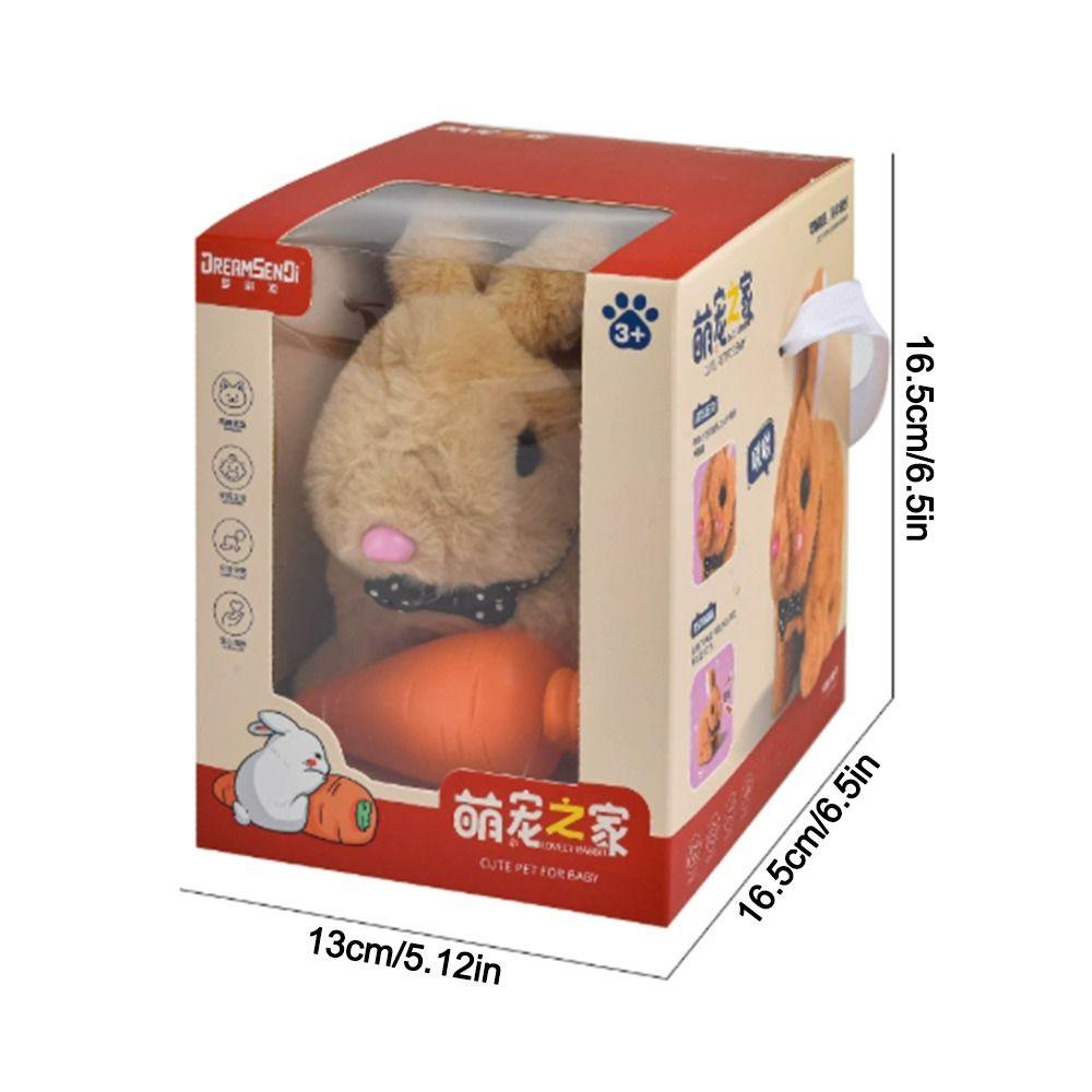 Гуляющий Мой Реалистичный Робот Щенок Плюшевая Ходячая Игрушка Собака Модный Симулированный Щенок для Детей