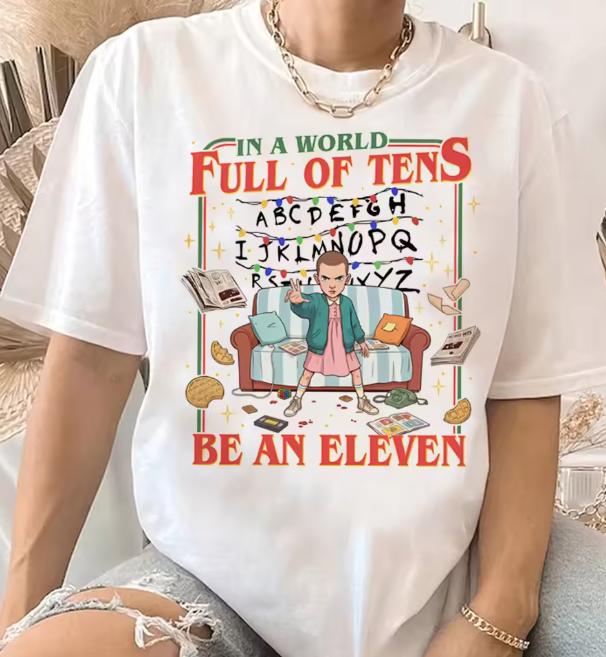 Running Up That Hill T Shirt Wome Movie Graphic Tees Y2k Streetwear Tee Girl Anime The Demogorgon Shirt Harajuku Top Tees Trendy