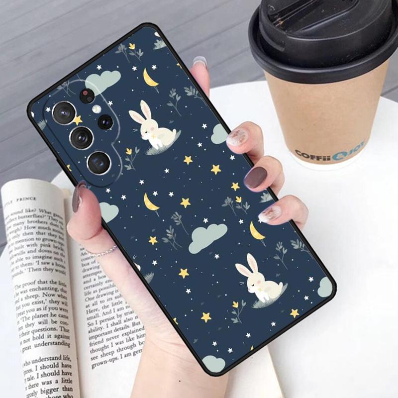 Чехол для телефона Зайчики Для Samsung Galaxy S24 S25 Ultra S21 S22 Ultra S10E Note 10 Plus Note 20 FE S23