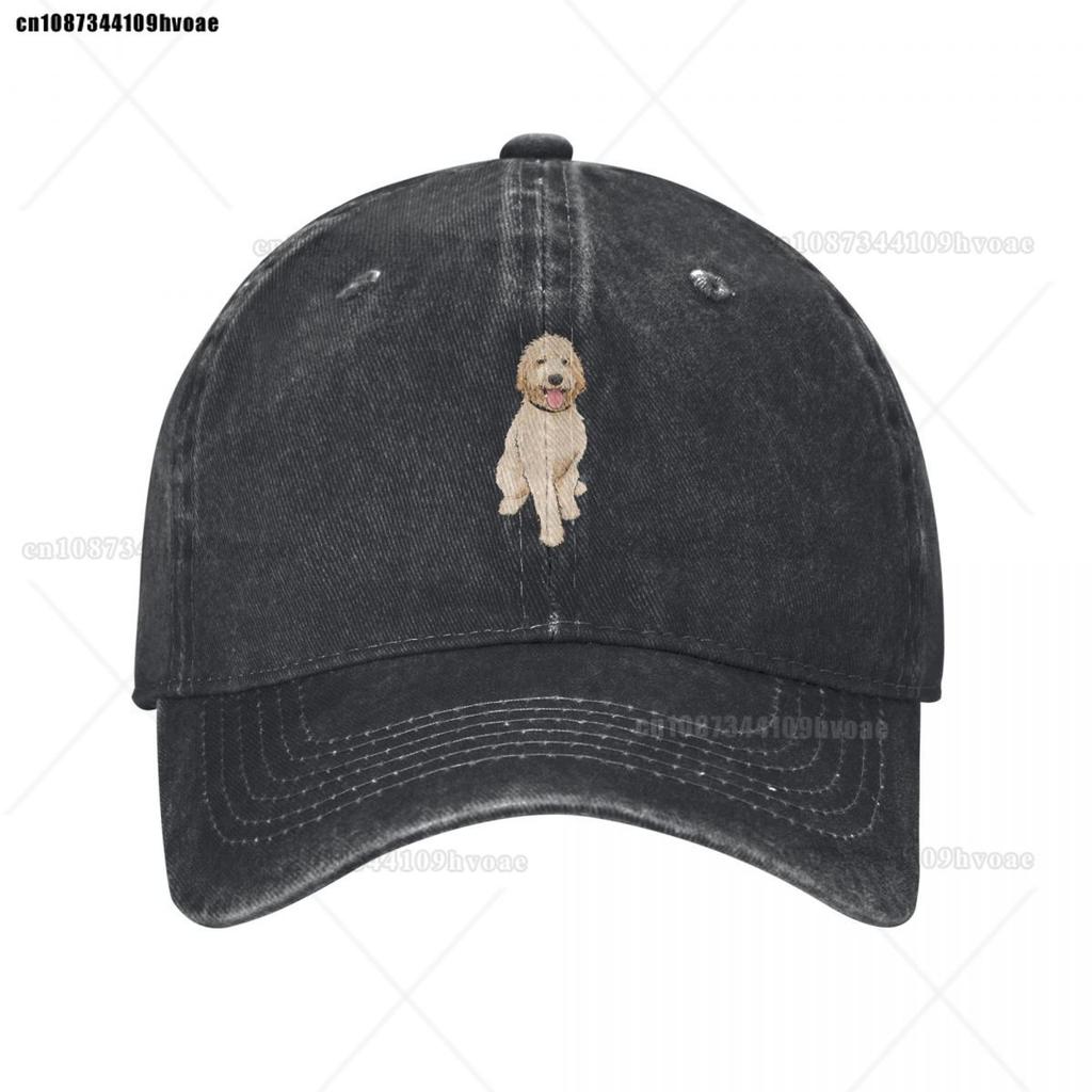 Бейсболка Golden Doodle для мужчин, оригинальная сетчатая бейсболка, забавная, регулируемая, летний подарок для папы