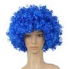 Football Fans Wigs Clown Props Afro Curly Wigs Costume Party Funny Wig Synthetic Wigs Cosplay Hairs