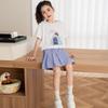 Tangshi Girls' 2026 Summer Short Sleeve Two-Piece Set