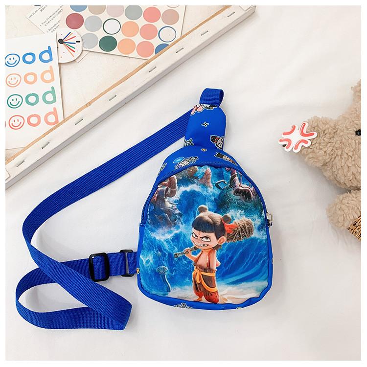 Принт Чжа Нэ Наплечная Нагрудная Сумка Аниме Периферия Детский Мультяшный Уличный