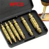 6-Piece Damaged Screw Extractor Bit Kit with Toolbox