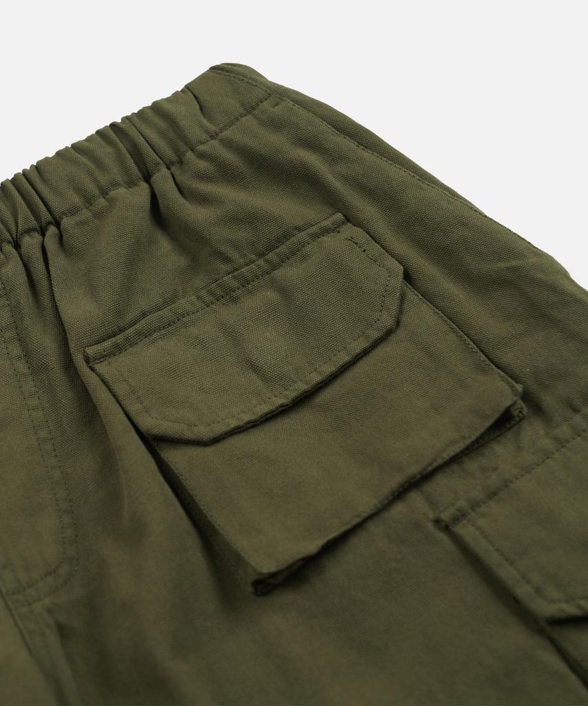 FRIZMWORKS Canvas Multi Pocket Shorts _ Olive