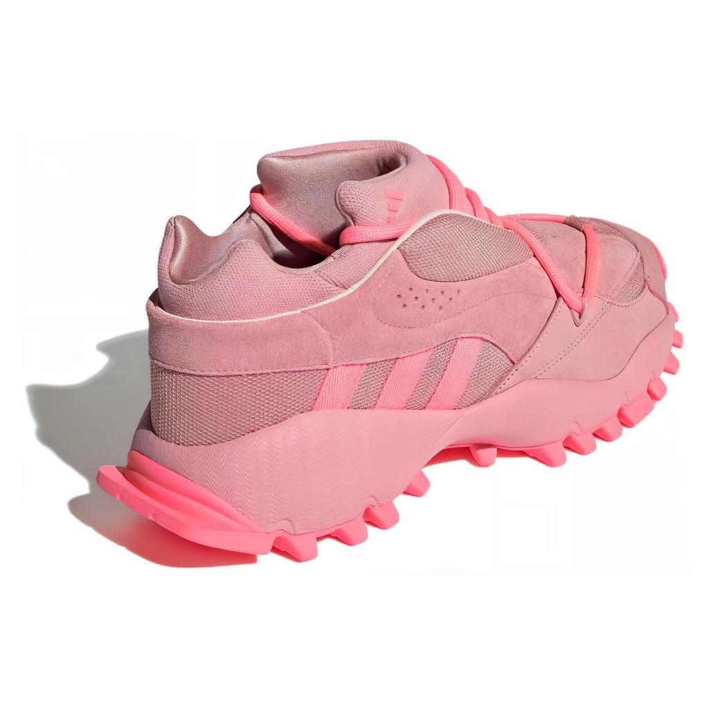 Adidas Seeulater Spw Leather Comfortable Versatile Shock Absorbing Durable Low Top Casual Shoes Unisex Casual Shoes Pink IH2686