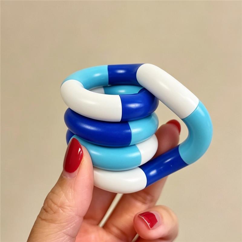 Сенсорная игрушка-головоломка Fidget для снятия тревоги, вращающаяся на кончике пальца, скручивающаяся, для координации мелкой моторики рук и глаз, для детей с аутизмом, СДВГ