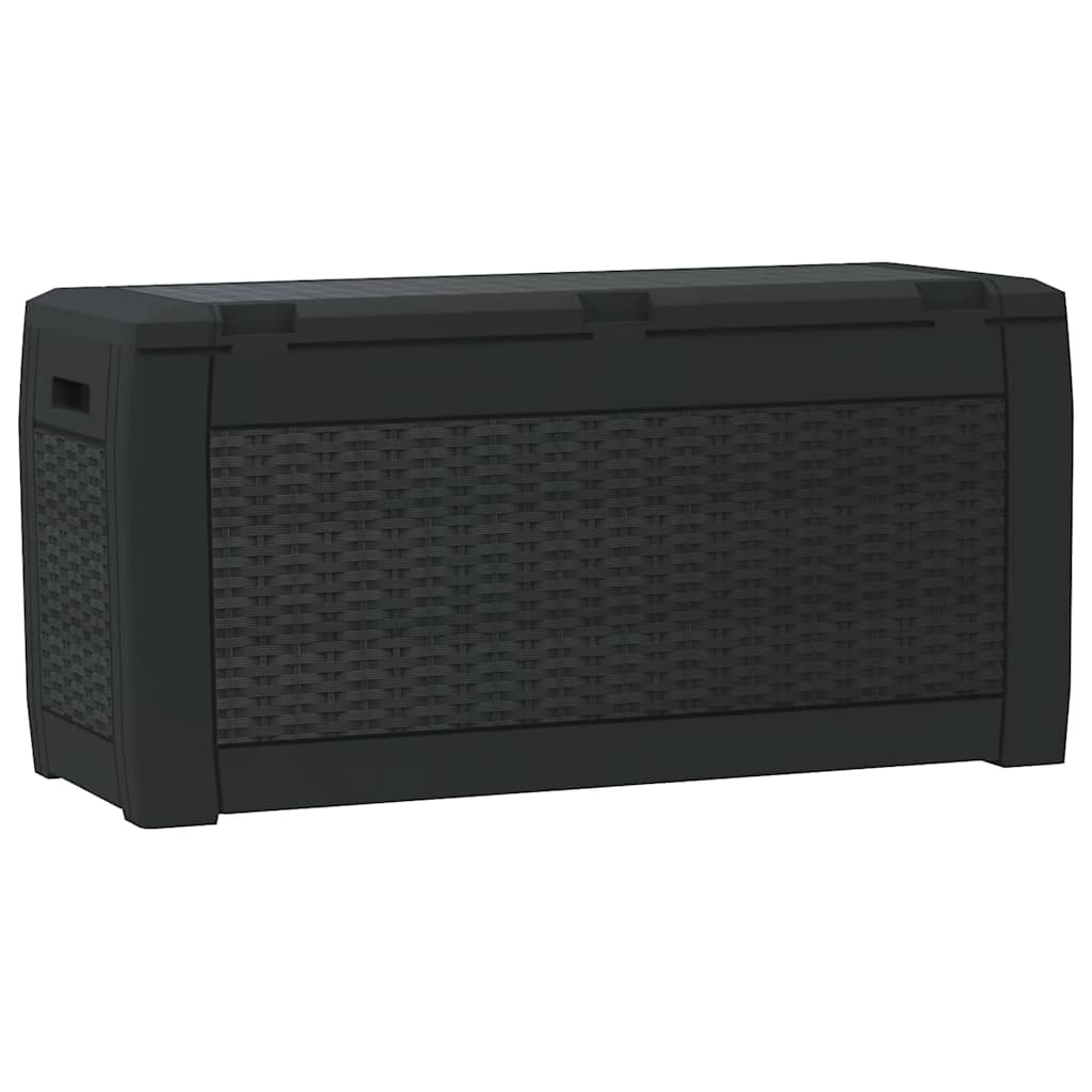 Garden Storage Box Anthracite Grey 119 x 48 x 60 cm Polypropylene