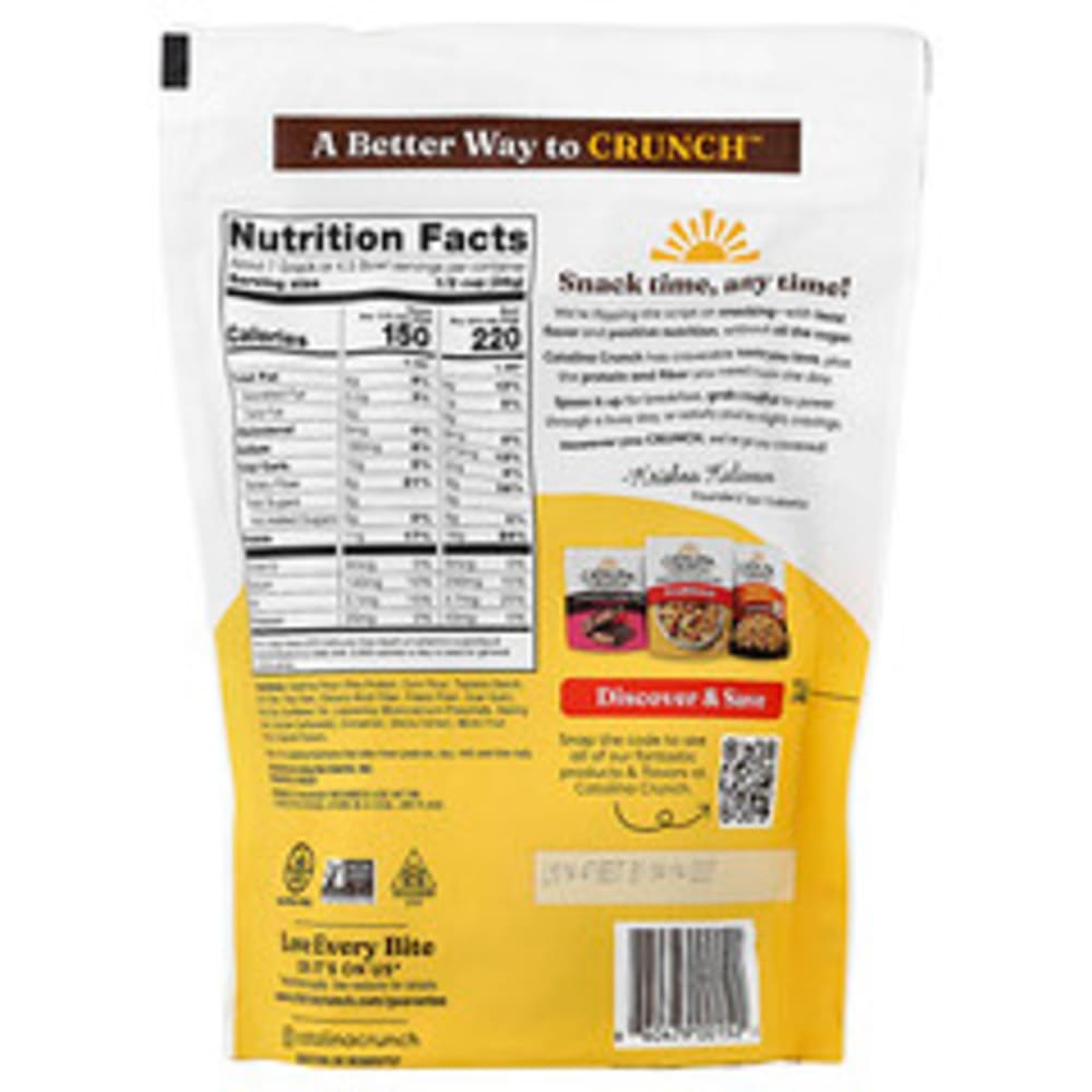 Catalina Crunch Protein Cereal Cinnamon Toast 9 Oz 255 G