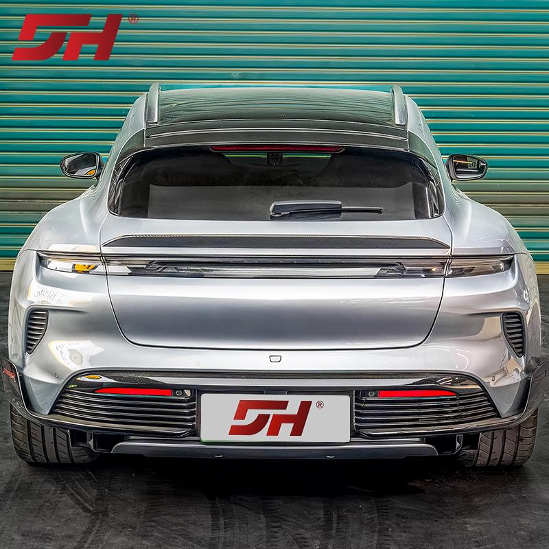 Porsche Taycan 9J1 Estate 2019-2023 KDA Carbon Fiber Middle Wing