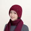 Women's Knitted Hat Warm Knitted Hat Scarf Hat Two Piece Set