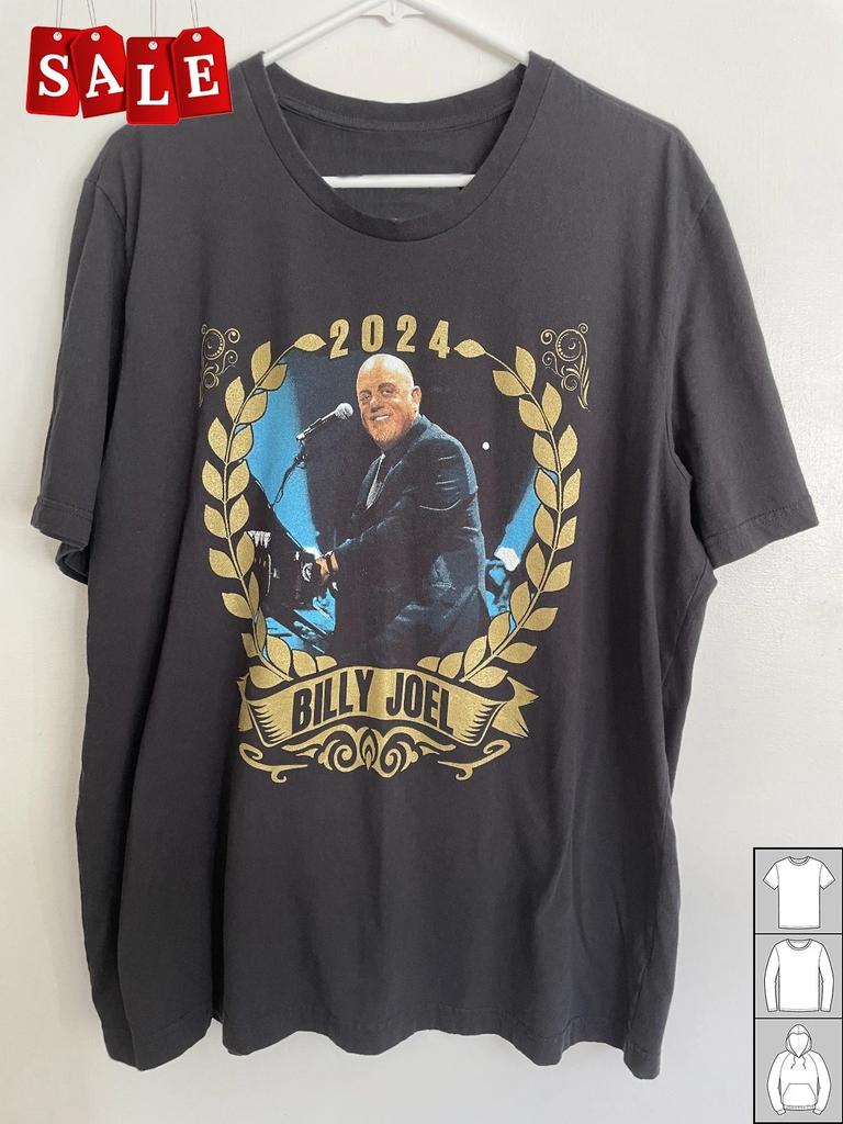 New 2024 Billy Joel Gift For Fans Unisex All Size T-Shirt CA66