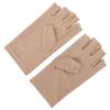 Professional Fiber Cotton Anti UV Gloves Nail Art UV Shield Gloves Manicure ToolBeige