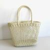 Rattan Straw Woven Bag Women Basket Tote Fashion Summer Beach Large Purse