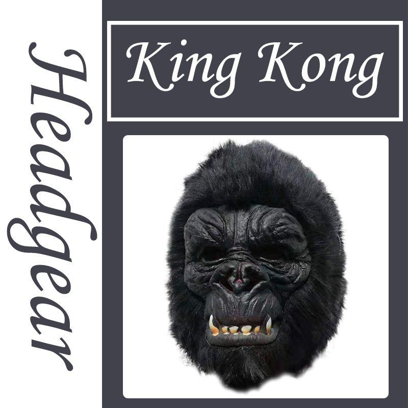 Premium Quality Halloween Cosplay Gorilla Dress Hood Mask Ideal For Spooky Party Accessories And Decorations