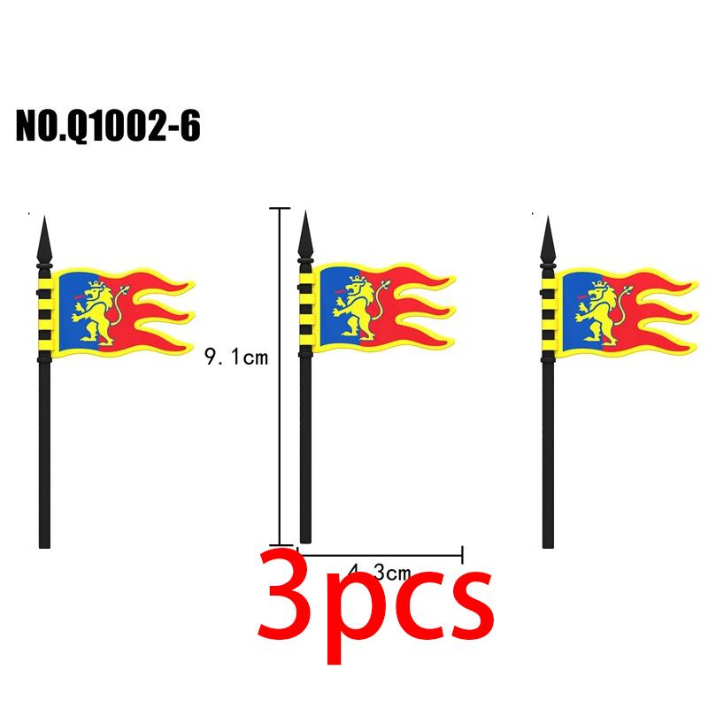 Средневековый Военный Замок Рыцарь Строительные Блоки Езда на Лошади Волк Медведь Слон Животное Жилет Оружие Флаг Седло Игрушка Кирпич Подарок A06