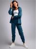 2025 Retro Plus Size Corduroy Shirt and Pants Set for Women
