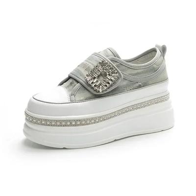 Модные женские повседневные кроссовки на толстой подошве, весенний новый стиль, спортивная обувь для путешествий, дышащие кроссовки «папины», стелька из ЭВА, улучшенный полиуретан