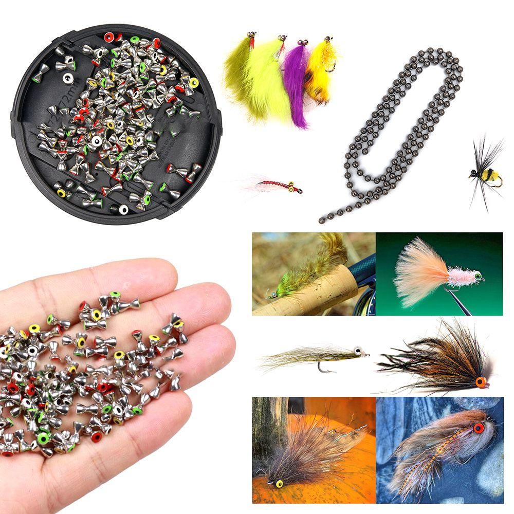 3.2/4.0/4.8 мм DIY быстро тонущий материал для вязания мушек крючки-глазки бусины для вязания мушек латунные гантельные глазки