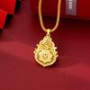 Этнический Стиль Полый Filigree Тыква Модный Высококачественный Ювелирное Изделие Ожерелье Кулон