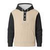 Men's Knit Hooded Sweatshirt Casual Long-Sleeve Sweatshirt