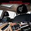 2PCS Cross Blessed Car Headrest Cover Elastic Car Seat Headrest Protector Universal Washable Auto Head Rest Pillow Cover for SUV Sedan Van Truck