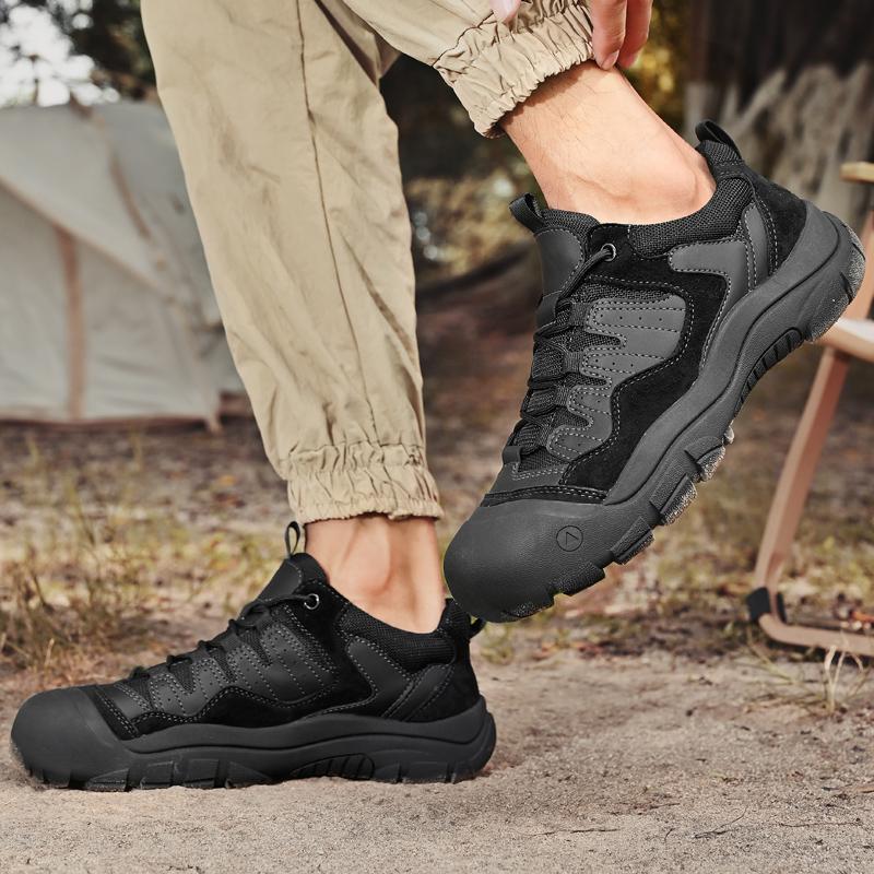 Замшевая кожаная походная обувь для мужчин кроссовки походная обувь для путешествий скалолазание повседневная обувь мужская нескользящая походная обувь для мужчин