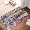 1 шт. Кухонный коврик «Гармония цветов и кактусов», Нескользящий придверный коврик, Поп-дизайн, Коврик для ванной комнаты, Коврик для ванной, Ковер для дома, Декор для раковины, прачечной