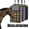 Horse Food Bag Slow Feeder Horse Grass Bags Oxford Cloth Hanging Livestock