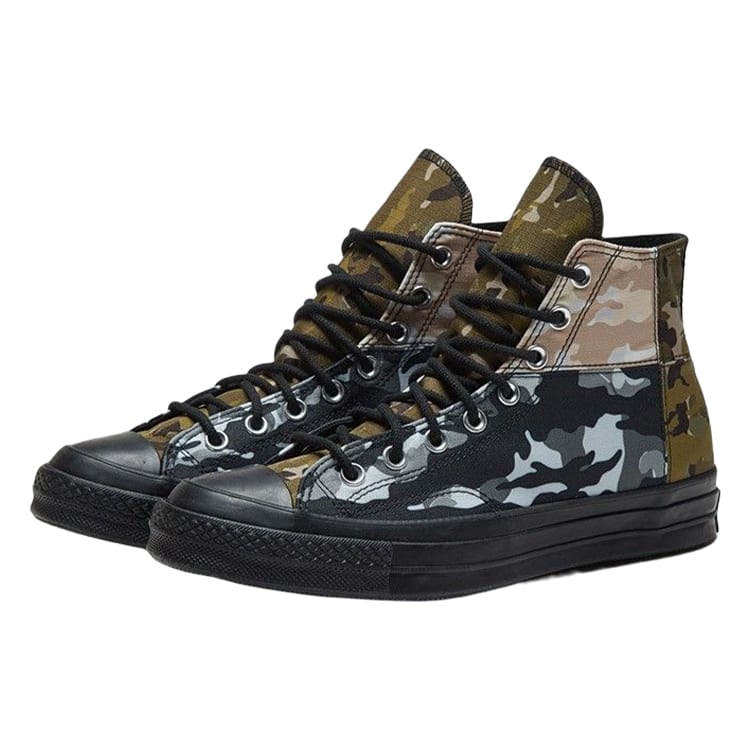 Кеды Converse Chuck 70 High 'Patchwork Blocked - Camo Black' 165912C