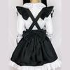 Lolita Skirt Servant Costume Lovely Lolita Black and White Japanese Long Sleeved Lolita Skirt Lolita Blouse Black Lolita Dress Maid Dress